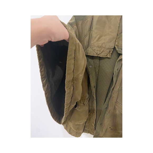 Hei Hei Anthropologie Army Green Dolman Sleeve Jacket Slouchy Bohemian XS/S - Picture 5 of 6